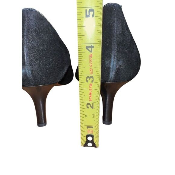 Collection Fifty Nine Lulu Black Suede Pointed Toe Pumps Women’s Size 10 NWB - Picture 7 of 11